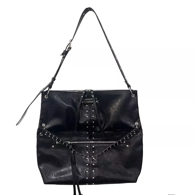 Grand sac fourre-tout à bandoulière réglable