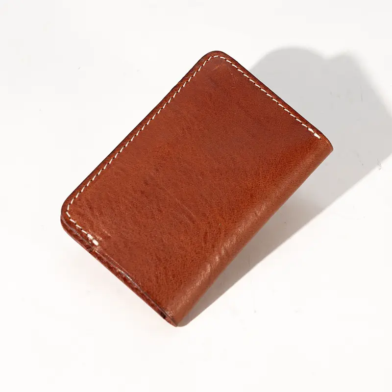 Portefeuille en cuir véritable de style vintage