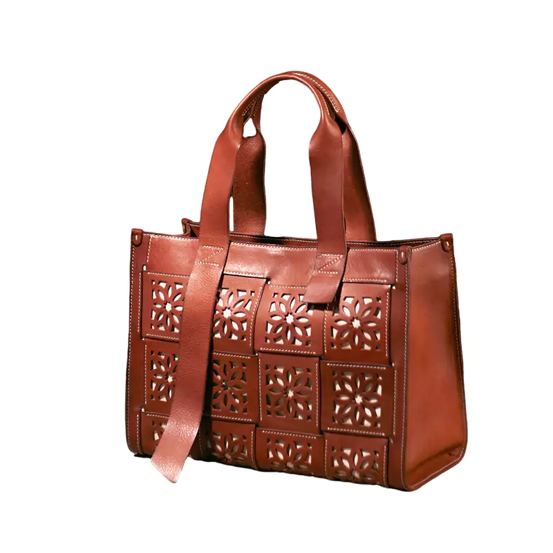 Sac sous les bras en cuir creux