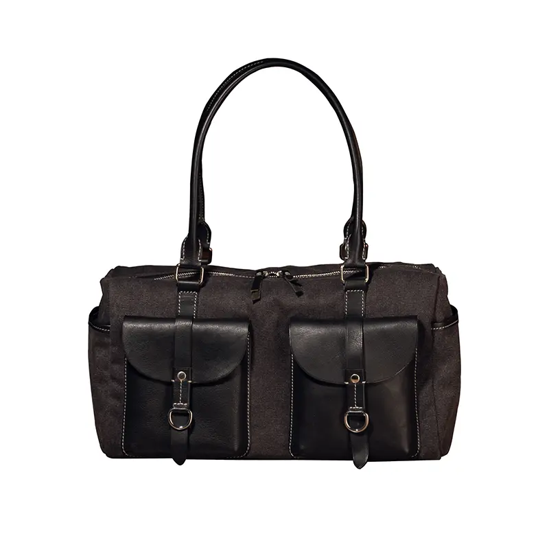 Sac en cuir multi-poches