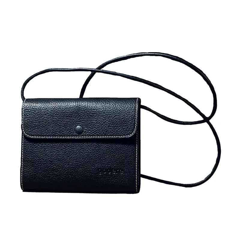 Sac à main en cuir véritable à grain de Litchi pour femme